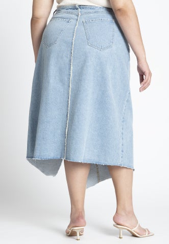 Deconstructed Denim Skirt image number 2