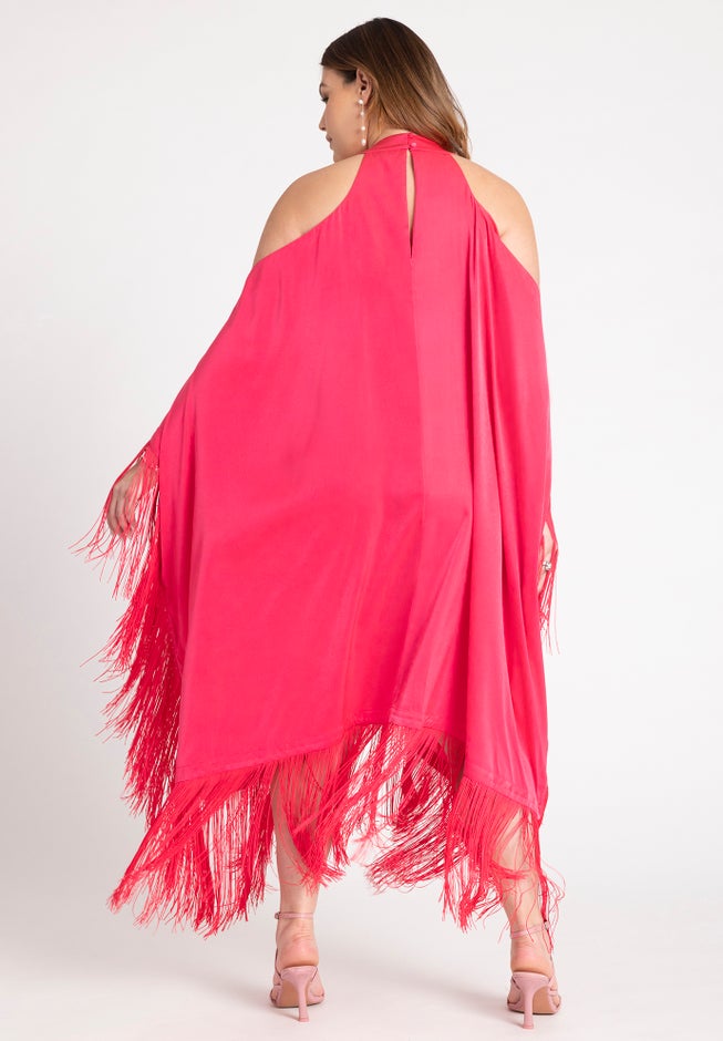 Fringe Formal Caftan Dress image number null