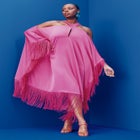 Fringe Formal Caftan Dress image number null