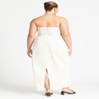 Denim Column Dress image number null