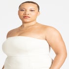 Denim Column Dress image number null