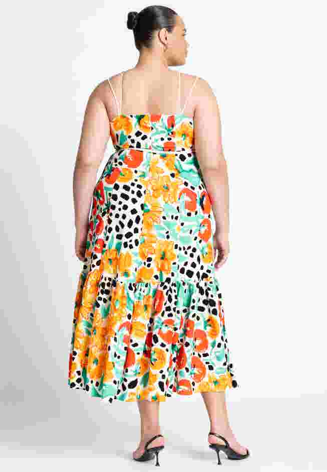 Strappy Flare Maxi Dress image number 1