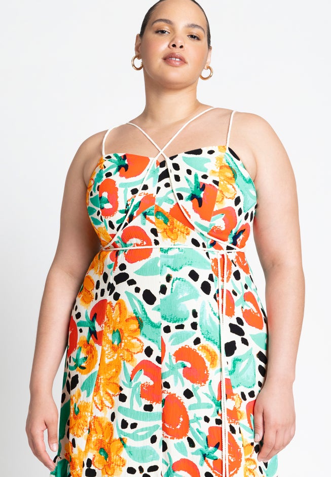 Strappy Flare Maxi Dress image number 2