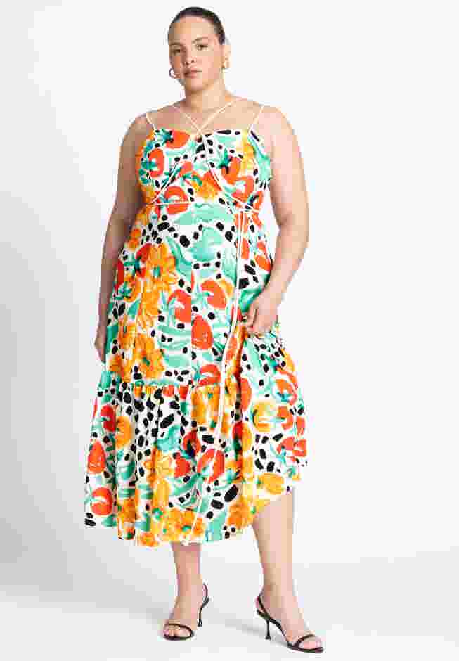 Strappy Flare Maxi Dress image number 0