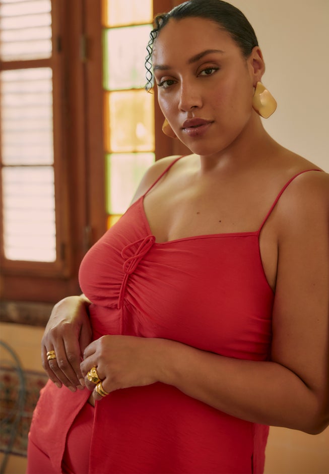 Tie-Slit Cami image number 0