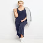 Sleeveless Knit Maxi Dress image number null