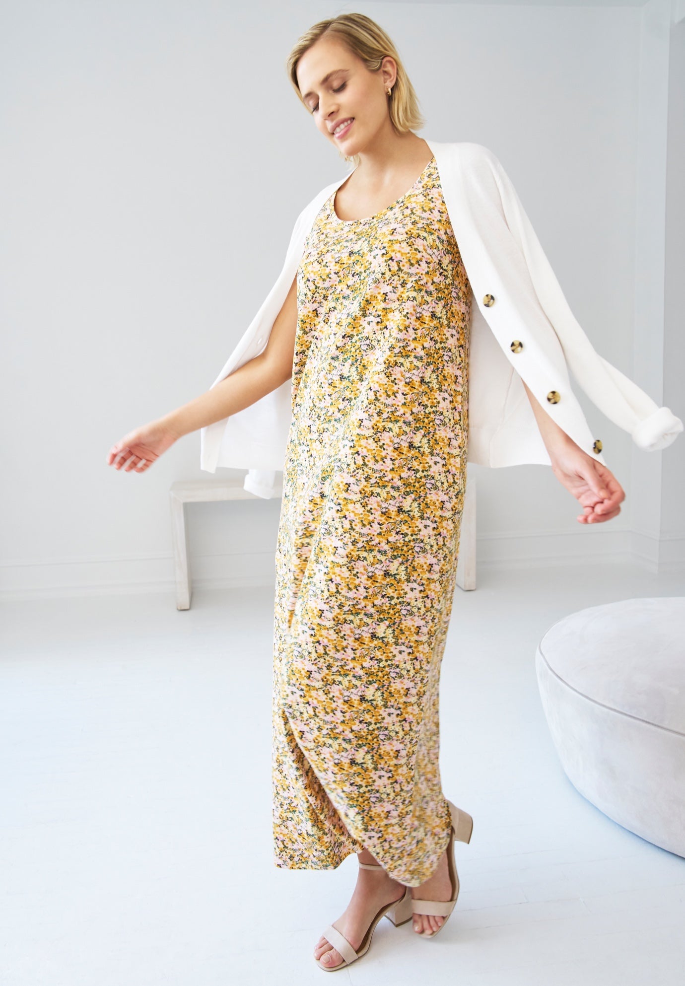 Sleeveless Knit Maxi Dress image number 2