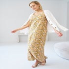 Sleeveless Knit Maxi Dress image number null