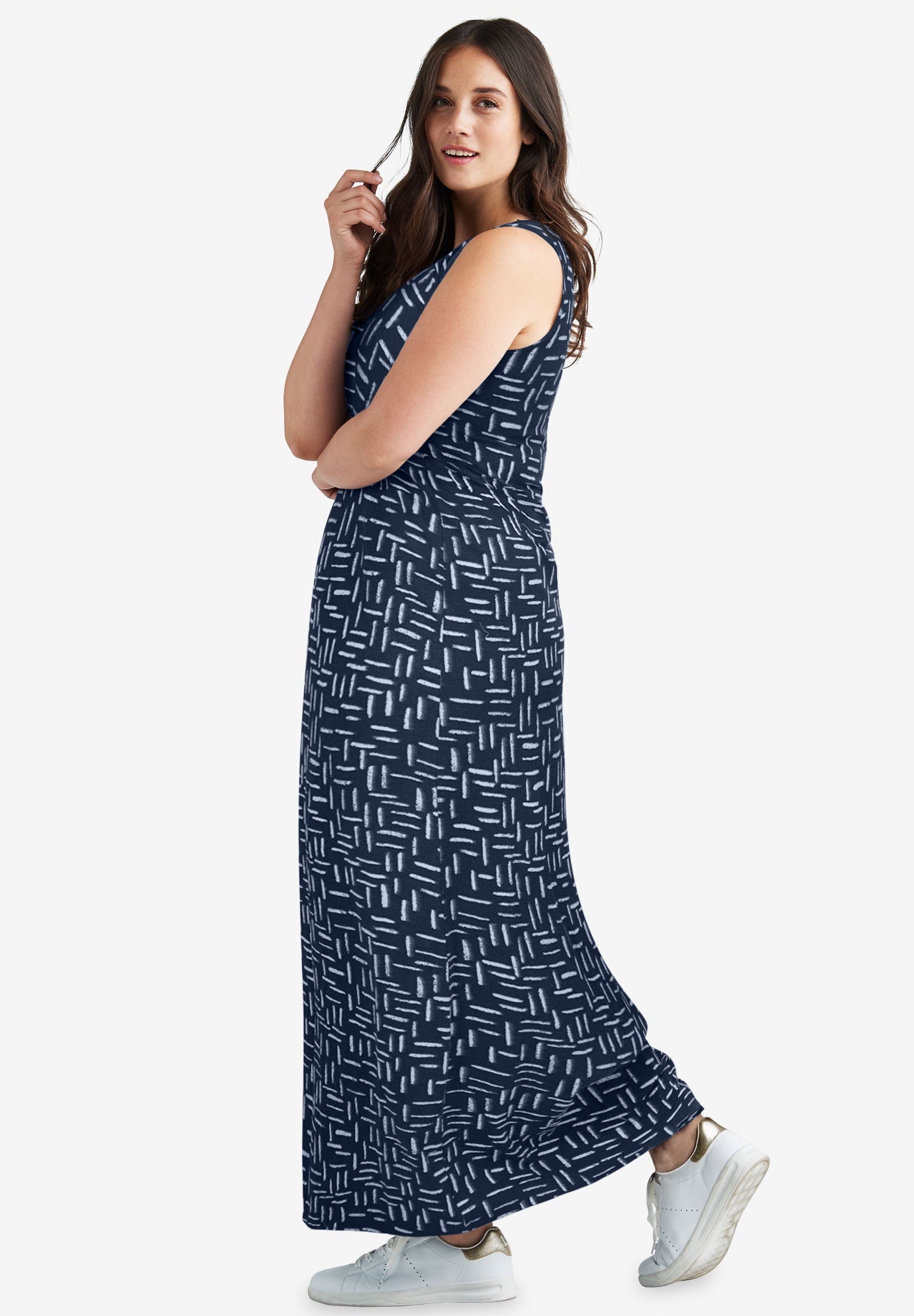 Sleeveless Knit Maxi Dress image number 1