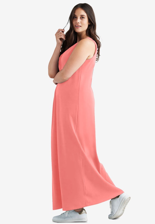 Sleeveless Knit Maxi Dress image number 1