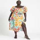 Printed Wrap Skirt image number null