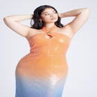 Ombre Star Sequin Dress image number null