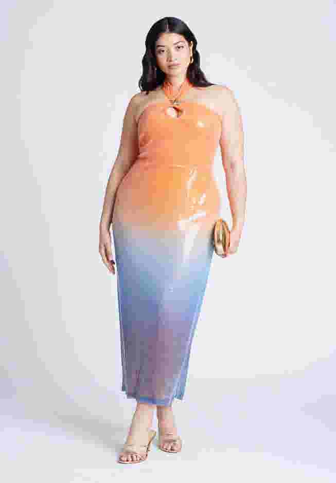 Ombre Star Sequin Dress image number 5