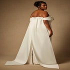 Bridal by ELOQUII Embellished Column Gown With Train image number null