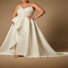 Bridal By Eloquii Sculptural Gown With Removable Skirt image number 0