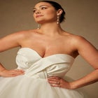 Bridal by ELOQUII Strapless Princess Gown With Full Pleated Skirt image number null