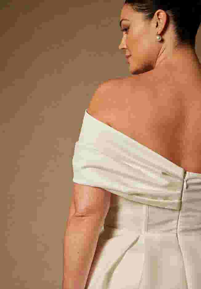 Bridal by ELOQUII Sculptural Top image number 2