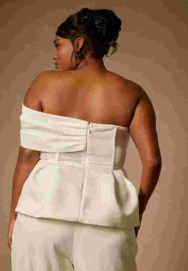 Bridal by ELOQUII Sculptural Top image number 5