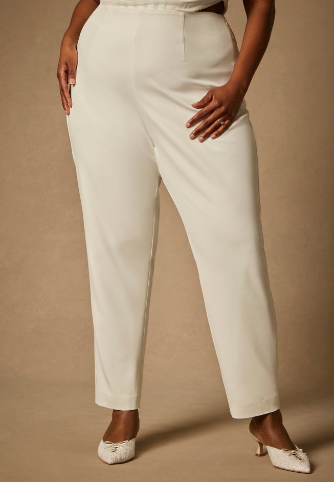 Bridal by ELOQUII Cigarette Pant image number 4