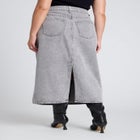 Denim Midi Skirt image number null