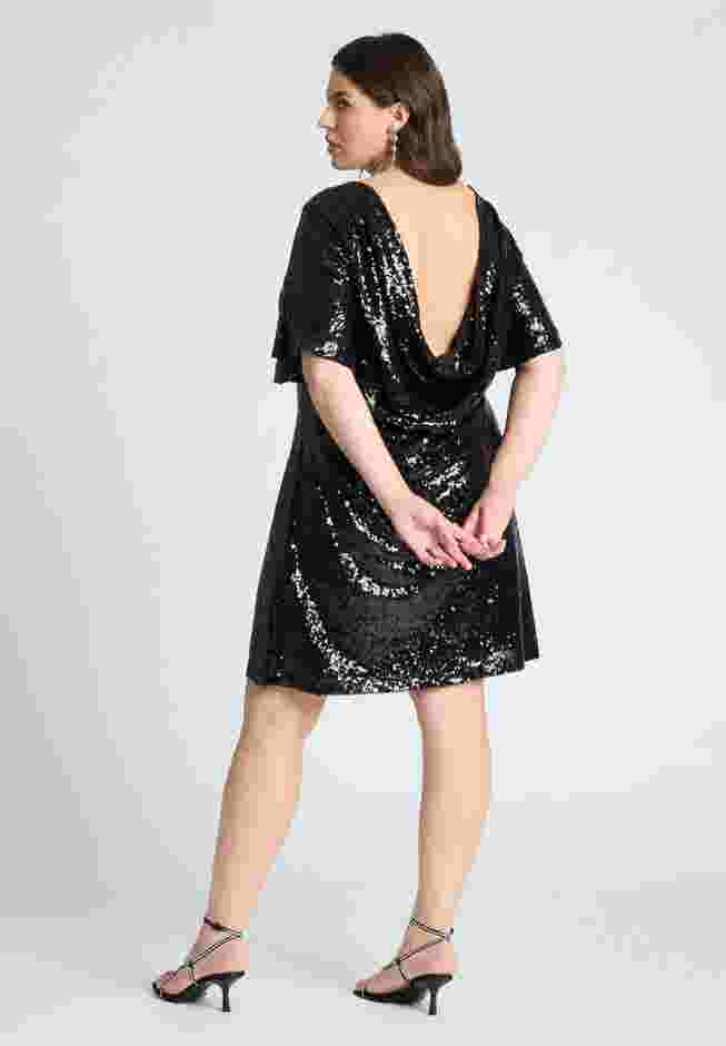 Tee Sequin Mini Dress image number 1