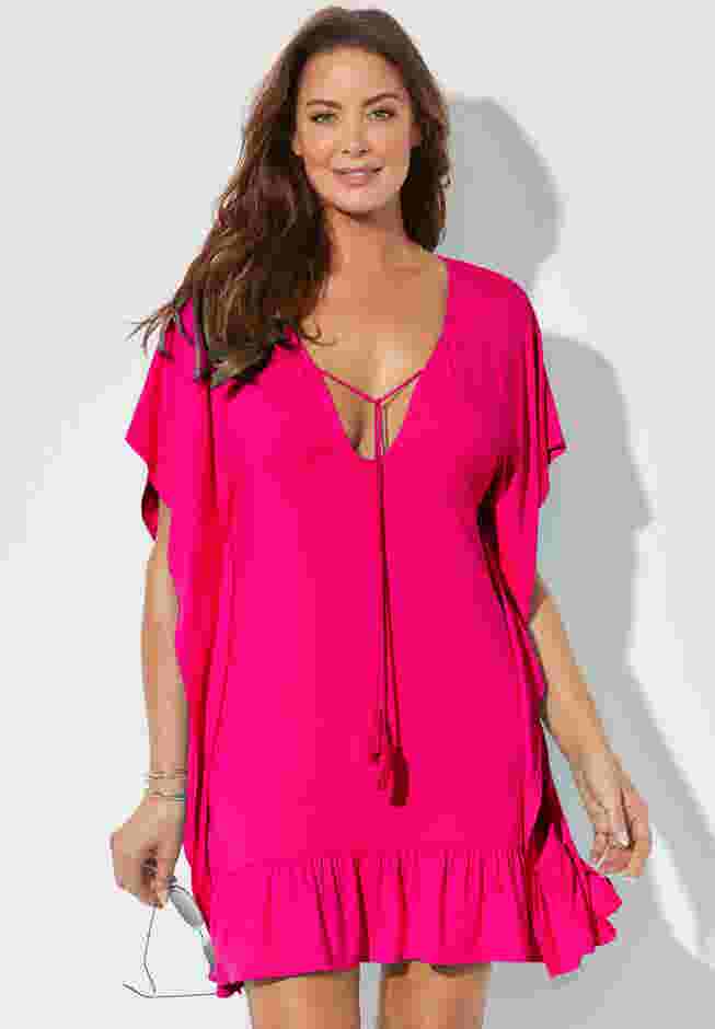 Vienna Ruffle Cover Up Tunic image number 0