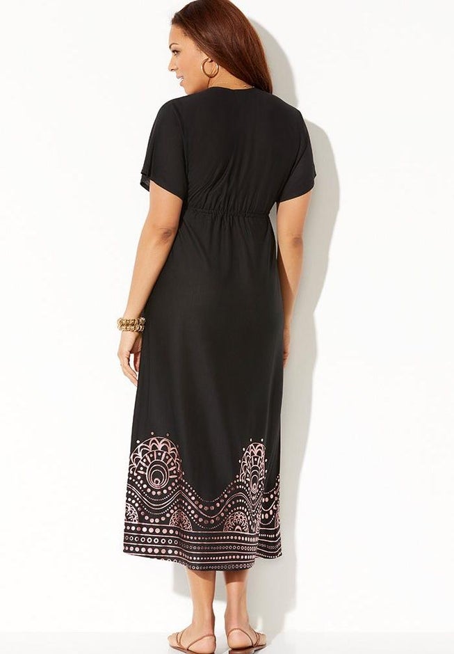 Kate V-Neck Cover Up Maxi Dress image number 1