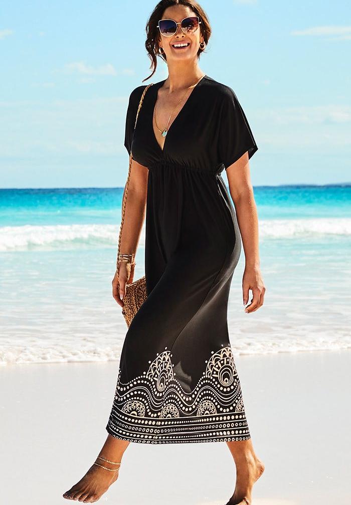 Kate V-Neck Cover Up Maxi Dress image number 0