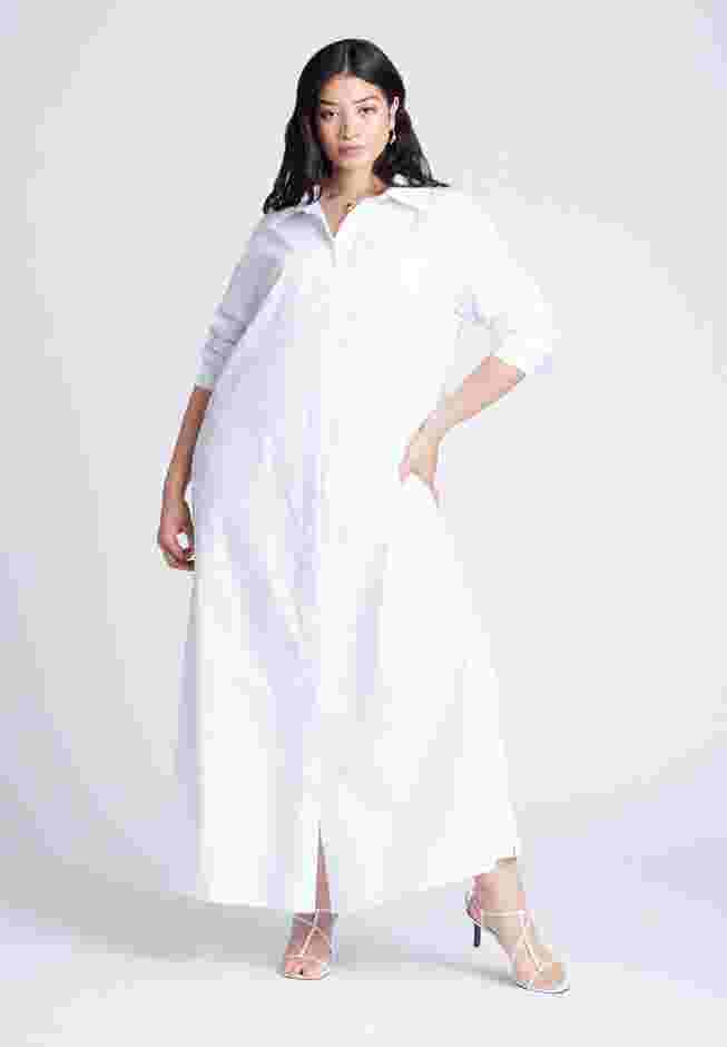 Collared Maxi Shirt Dress image number 0