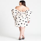 Mutton Sleeve Mini Dress image number null