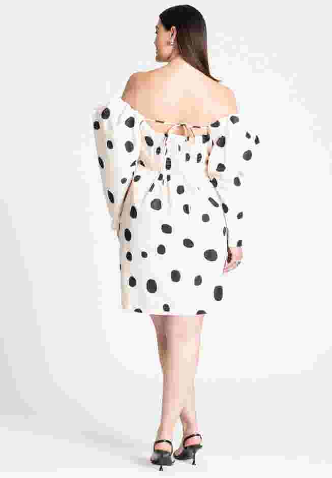 Mutton Sleeve Mini Dress image number 1