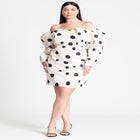 Mutton Sleeve Mini Dress image number null