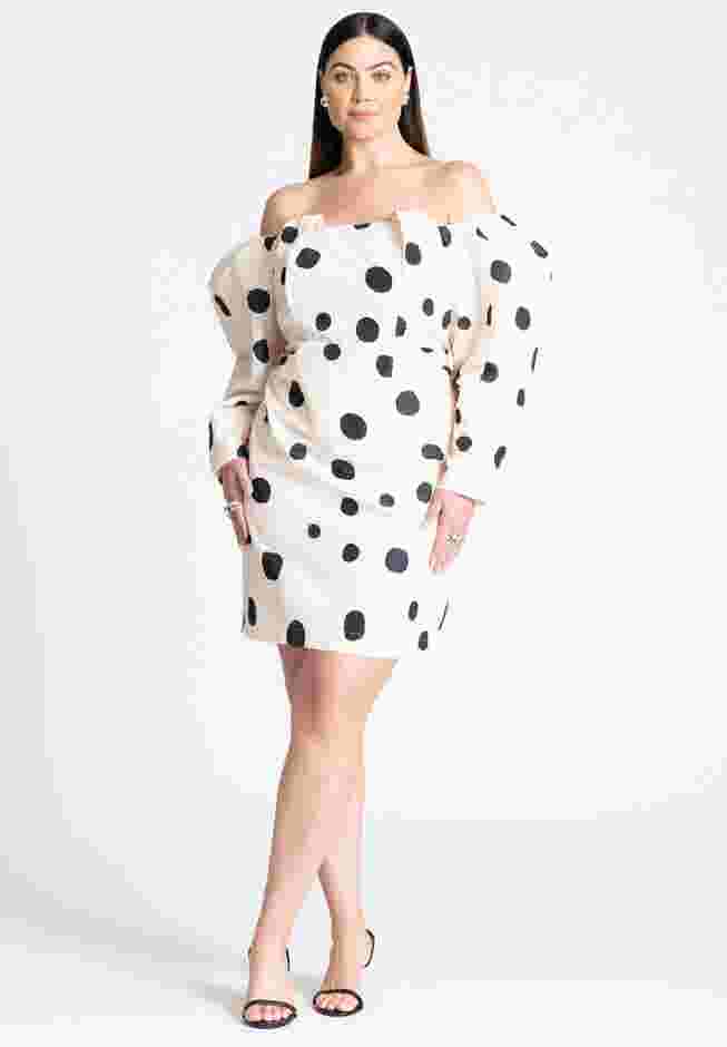 Mutton Sleeve Mini Dress image number 0