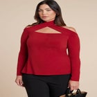 Cross Front Cut Out Top image number null