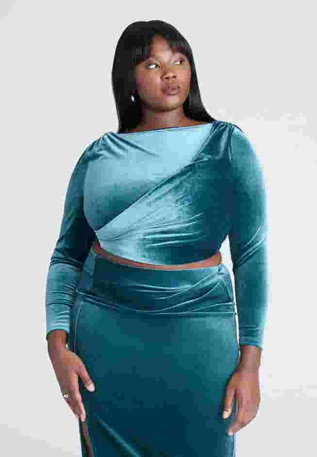 Velvet Long Sleeve Top image number 0