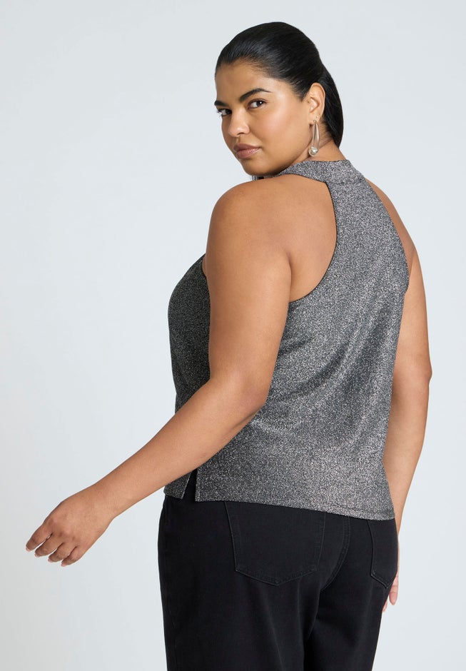 Lurex Halter Top image number null
