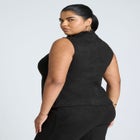 Faux Suede Sleeveless Top image number null