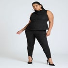 Faux Suede Sleeveless Top image number null