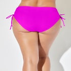 Virtuoso Ruched Side Tie Tummy Control Bikini Bottom image number null