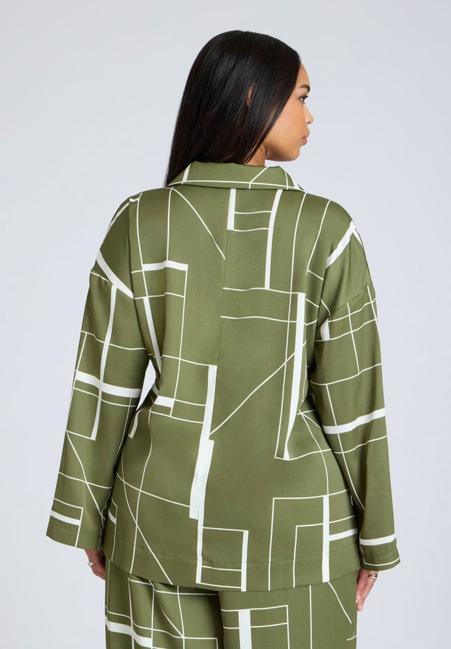 Double Breasted Oversized Shirt image number 1