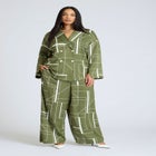 Double Breasted Oversized Shirt image number null