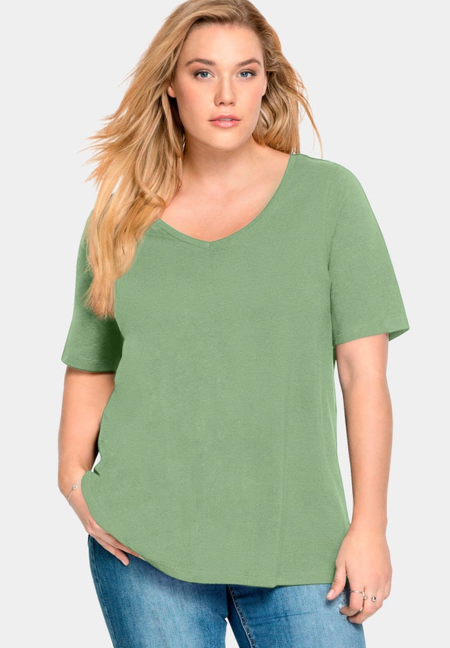 V-Neck A-Line Tunic image number 0