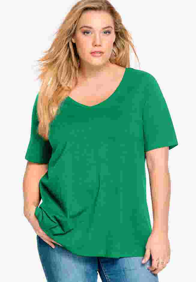 V-Neck A-Line Tunic image number 0