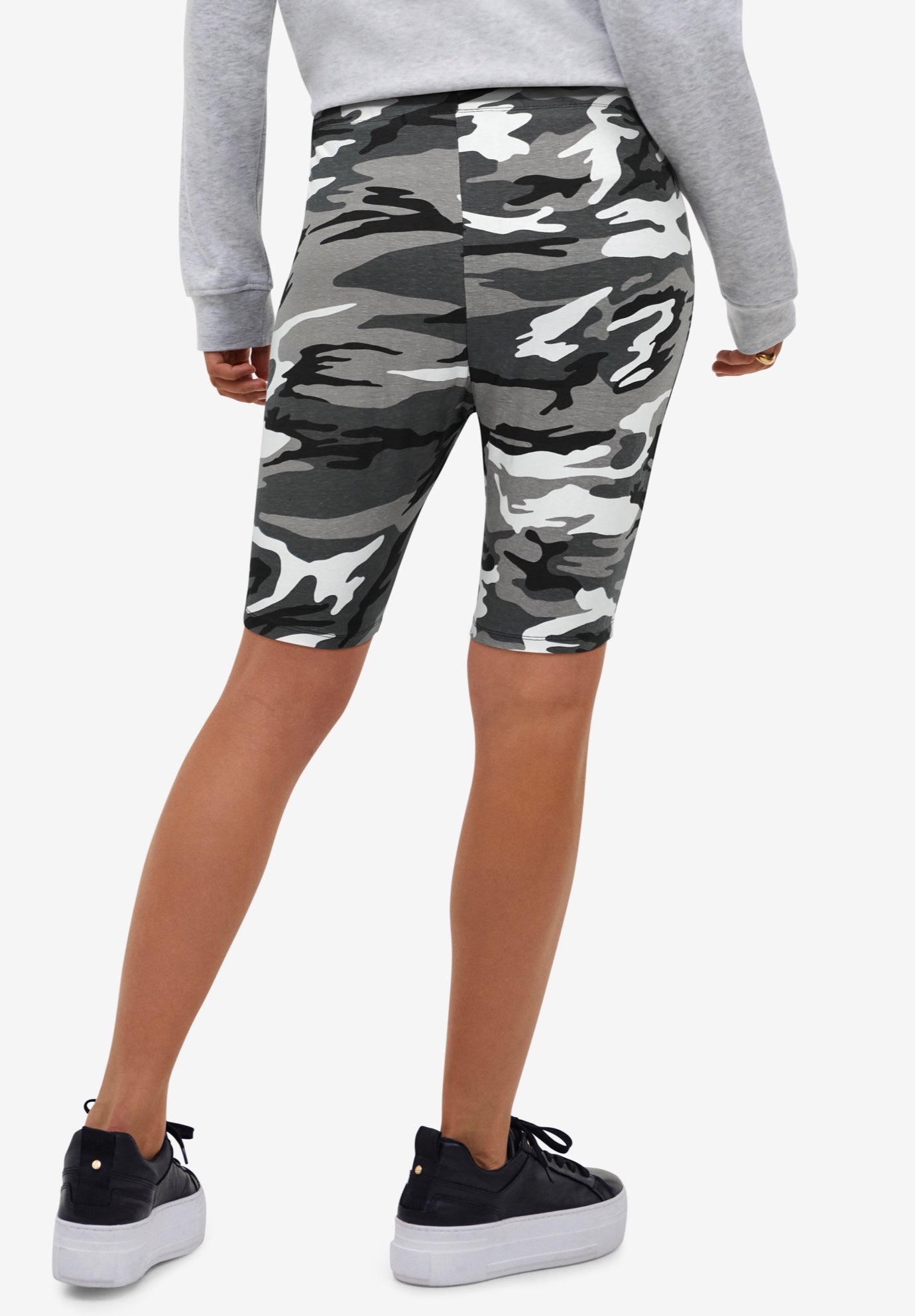 Stretch Knit Bike Shorts image number 1