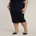 Knit Column Skirt image number null