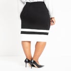 Colorblock Column Skirt image number null