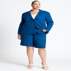 Belted Linen Bermuda Short image number null