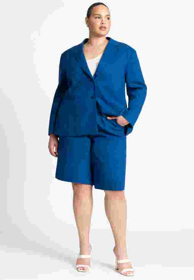 Belted Linen Bermuda Short image number 0