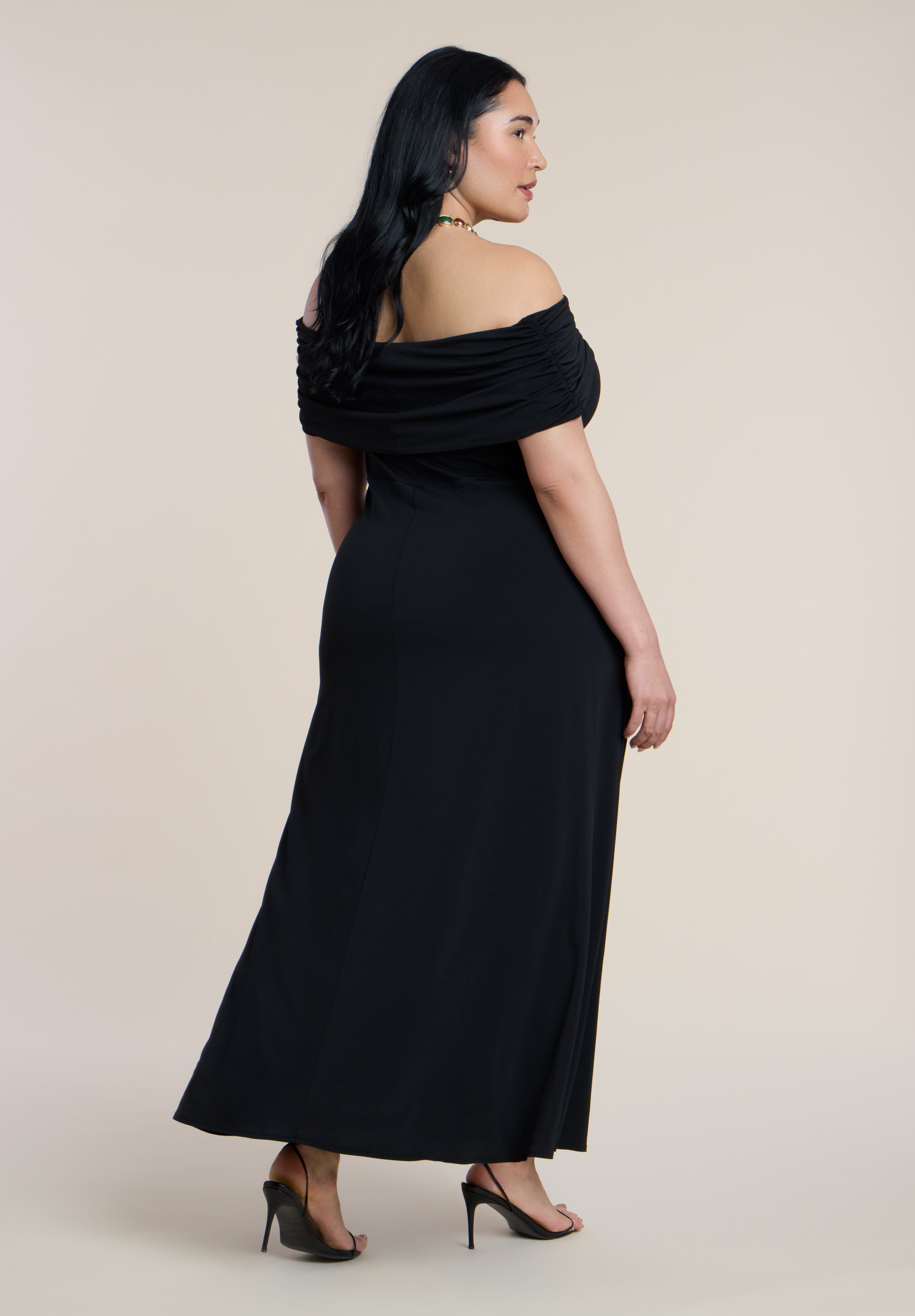 Off The Shoulder Maxi Dress image number 1