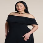 Off The Shoulder Maxi Dress image number null